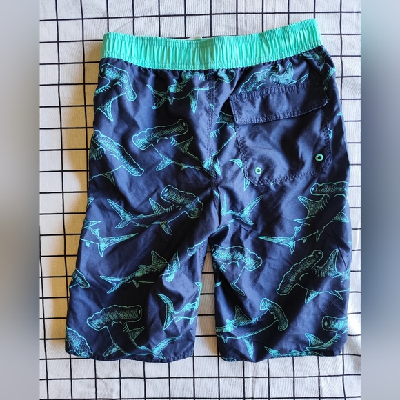 OLD NAVY Hammerhead Sharks Swim Trunks Shorts Bathing Suit Size Boys XL (14-16) - Picture 3 of 5